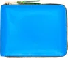 Comme Des Garçons Wallet Super Fluo Small Zip Around Wallet