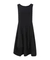 COMME DES GARÇONS BOAT-NECK WOOL MIDI DRESS