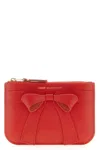 Comme Des Garçons 'bog Bow' Purse In Red