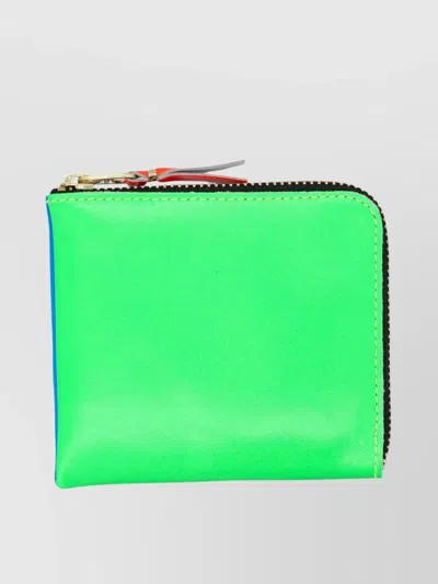 Comme Des Garçons Bold Stitched Zip Wallet