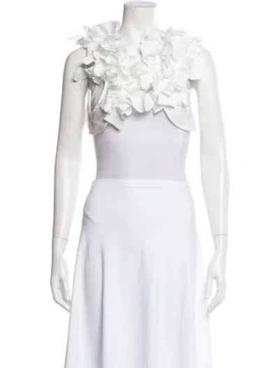 Pre-owned Comme Des Garçons Bolero In White