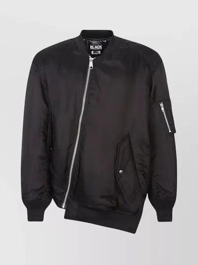 Comme Des Garçons Bomber Asymmetrical Multiple Pockets In Black