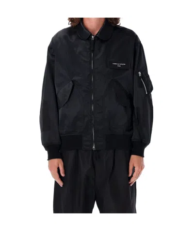 Comme Des Garçons Bomber Jacket In Black