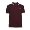 Comme Des Garçons Embroidered Polo Shirt Fred Perry