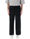 Comme Des Garçons Buttoned Pant With Elasticated Waist In Black