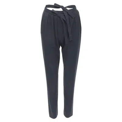 Comme Des Garçons Comme Des Garcons Bow Tie Slim Pants In Black