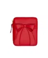 Comme Des Garçons Big Bow Wallet In Red