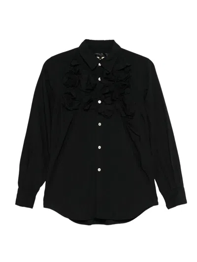 Comme Des Garçons Bowknot Blouse In Black