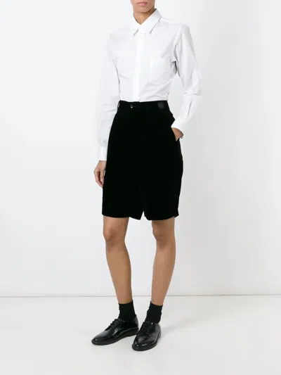 Comme Des Garçons Bowknot Blouse In Black