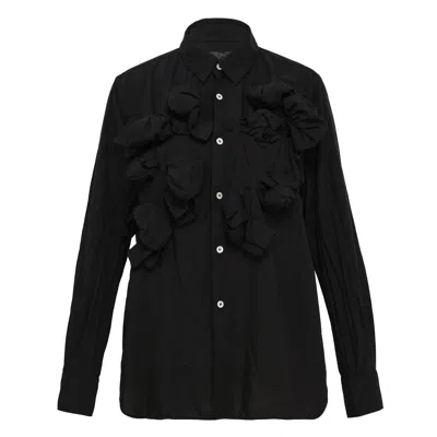 Comme Des Garçons Bowknot Blouse In Black