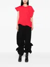 Comme Des Garçons Box-embellished Trousers In Black
