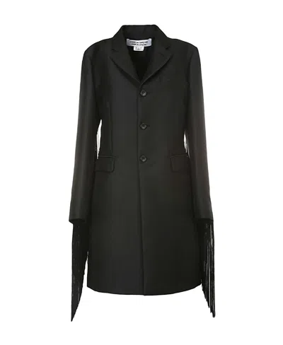 Comme Des Garçons Breasted Suit Coat In Black