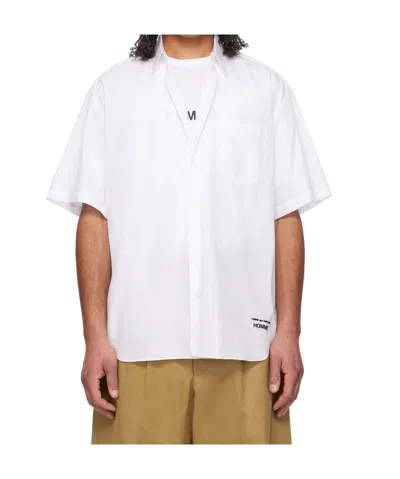 COMME DES GARÇONS SHORT-SLEEVE PATCH-POCKET SHIRT