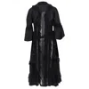Comme Des Garçons Comme Des Garcons Broken Bride Victorian Silk Dress In Black