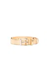 Comme Des Garçons Buckle Belt In Gold