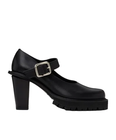 Comme Des Garçons Buckle High Heels
