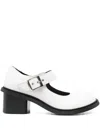 Comme Des Garçons X Phileo 75mm Leather Pumps In White