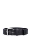 Comme Des Garçons Comme Des Garcons Wallet Leather Belt With Rectangular Buckle In Black