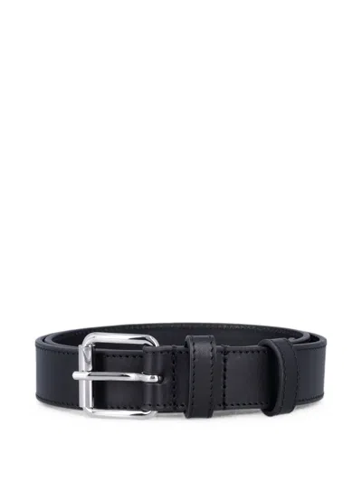 COMME DES GARÇONS BUCKLE-FASTENING LEATHER BELT