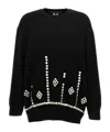 Comme Des Garçons Comme Des Garcons Sweater With Decorative Buttons In Black