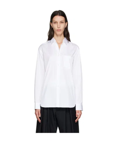Comme Des Garçons Button-down Shirt In White