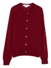 Comme Des Garçons Button-front Cardigan In Red