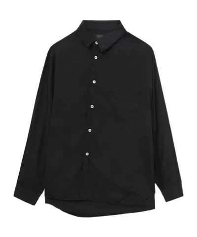 Comme Des Garçons Button Long-sleeve Shirt In Black