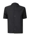 Comme Des Garçons Button-up T-shirt In Black