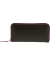 Comme Des Garçons Zipped Wallet In Black