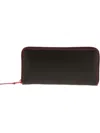 Comme Des Garçons Zipped Wallet In Black