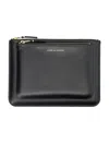 Comme Des Garçons Rectangular Matte Finish Pouch In Black