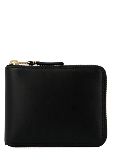 Comme Des Garçons Calfskin Wallet In Black