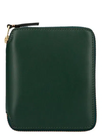 Comme Des Garçons Calfskin Wallet In Red