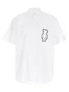 Comme Des Garçons Shirt Be@rbrick Graphic Print Short Sleeves In White