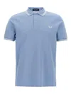 Comme Des Garçons Graphic Print Polo Shirt Fred Perry