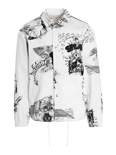 Comme Des Garçons Overshirt In Blanco