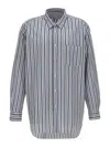 Comme Des Garçons Striped Shirt In Multicolour