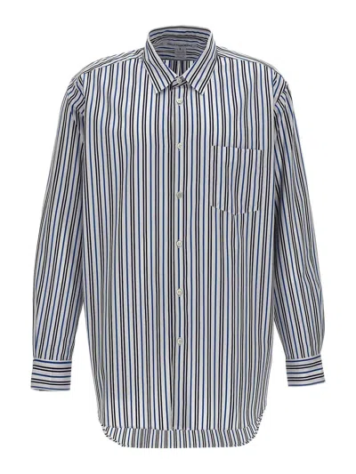 Comme Des Garçons Striped Shirt In Multicolour