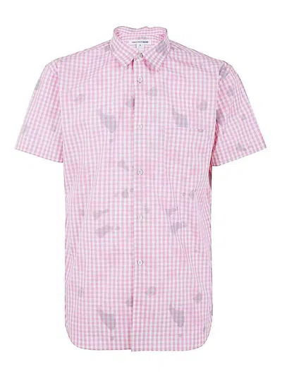 Comme Des Garçons Cotton Shirt In Pink