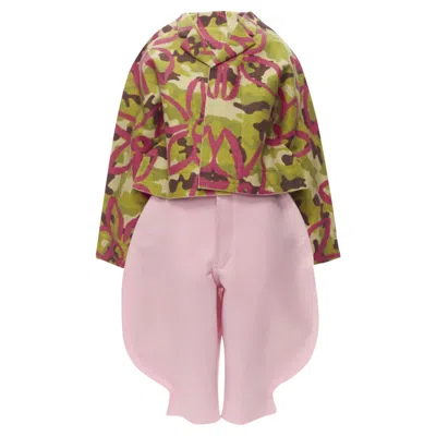Comme Des Garçons Comme Des Garcons Camo Set In Green