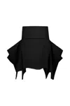 Comme Des Garçons Cape In Black