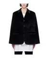 Comme Des Garçons Cape Casual Jacket In Black