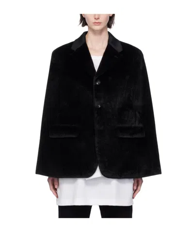 Comme Des Garçons Cape Casual Jacket In Black