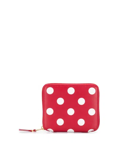 Comme Des Garçons Carteras Y Monederos - Rojo