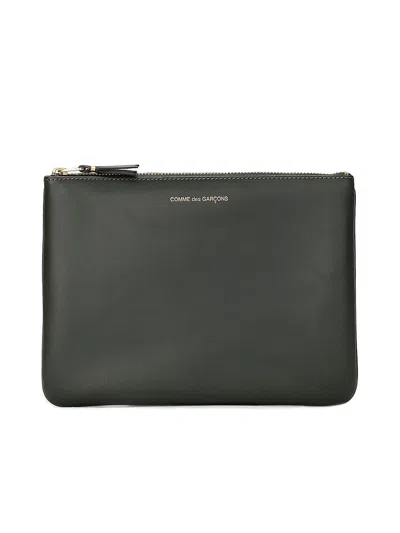 Comme Des Garçons Wallet Classic Line In Green