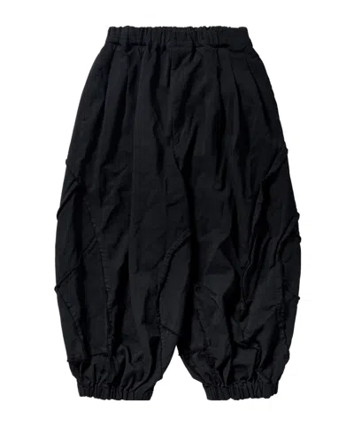 Comme Des Garçons Casual Pants With An Elastic Waistband In Black