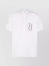 Comme Des Garçons Casual Shirt With Button-down Collar And Embroidered Detail