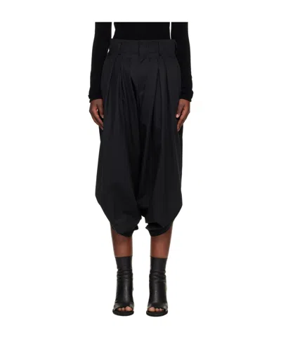 Comme Des Garçons Casual Trousers With Belt Loops In Black