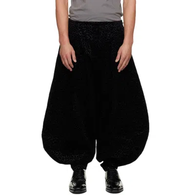 Comme Des Garçons Casual Trousers With Belt Loops In Black