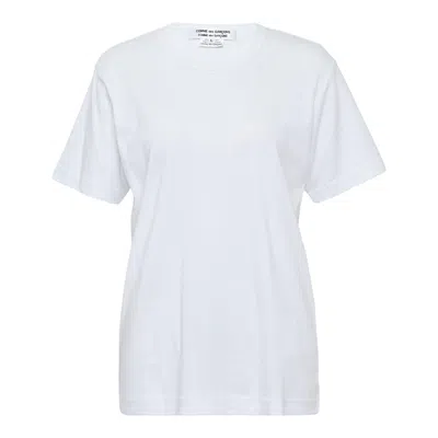 Comme Des Garçons Cdg Cdg Teiban Cotton Fraise Short Sleeve Tee In White